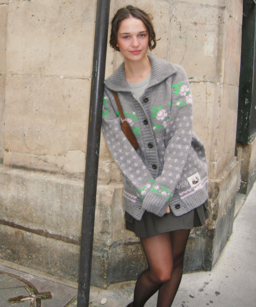 Rose Cardigan_Gray