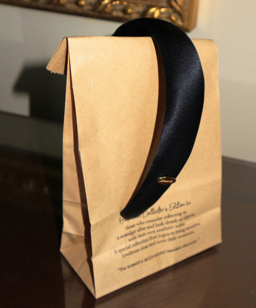 Silk Headband_Black