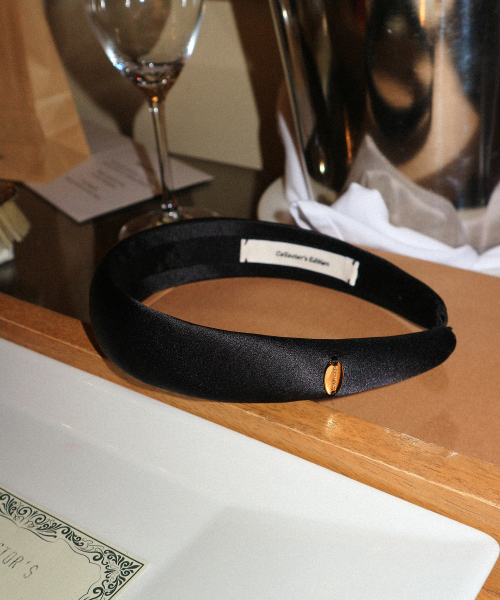 Silk Headband_Black