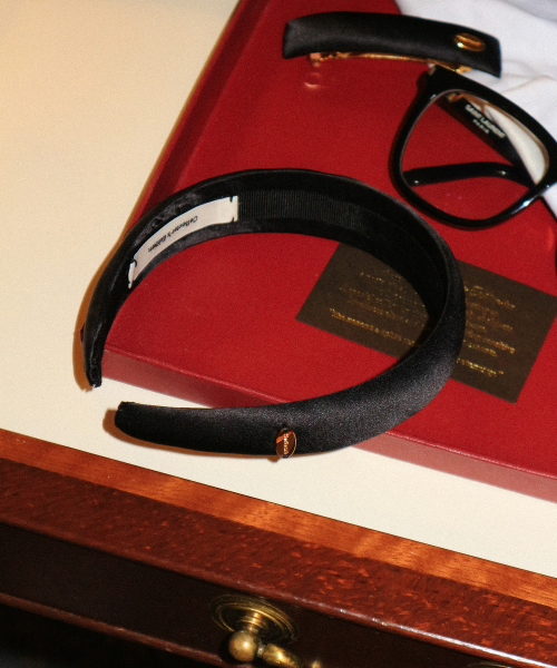 Silk Headband_Black