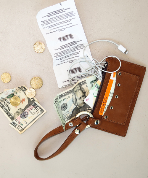 Bella card wallet / Camel
