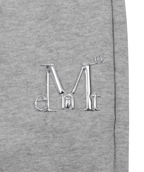 LASH METAL LOGO JOGGER SWEAT WIDE PANTS (4color)