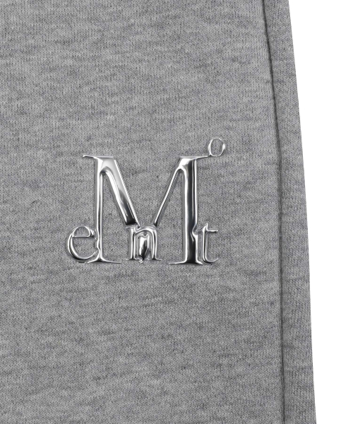 LASH METAL LOGO JOGGER SWEAT WIDE PANTS (4color)