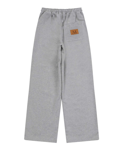 LASH METAL LOGO JOGGER SWEAT WIDE PANTS (4color)