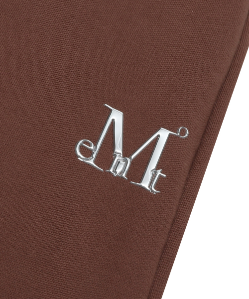 LASH METAL LOGO JOGGER SWEAT WIDE PANTS (4color)