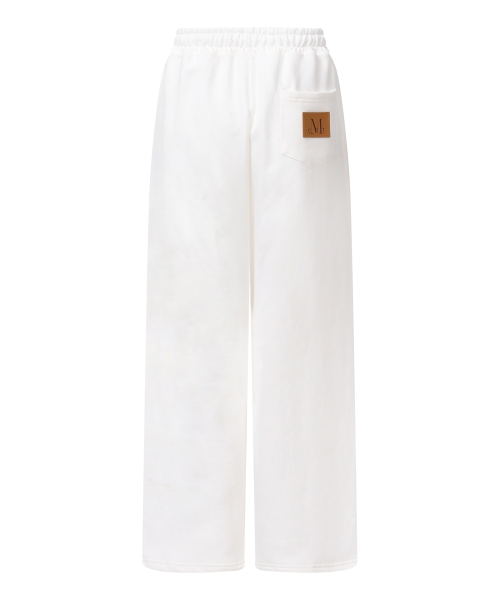 LASH METAL LOGO JOGGER SWEAT WIDE PANTS (4color)