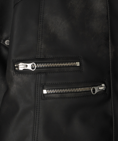 Pigment Mustang Fur Jumper (Black)