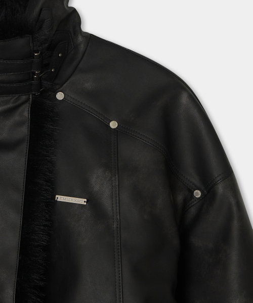 Pigment Mustang Fur Jumper (Black)