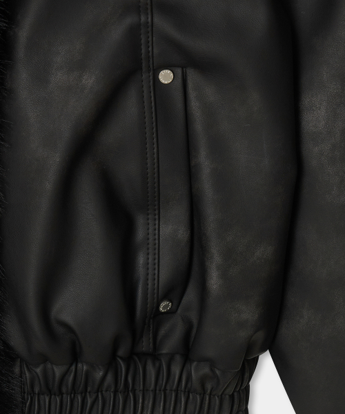 Pigment Mustang Fur Jumper (Black)