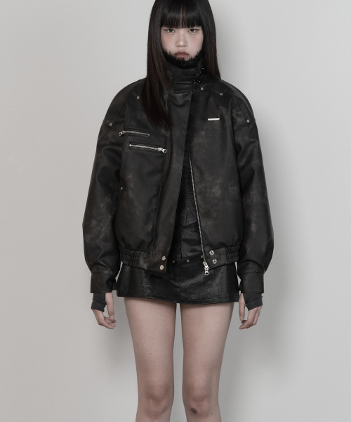 Pigment Mustang Fur Jumper (Black)