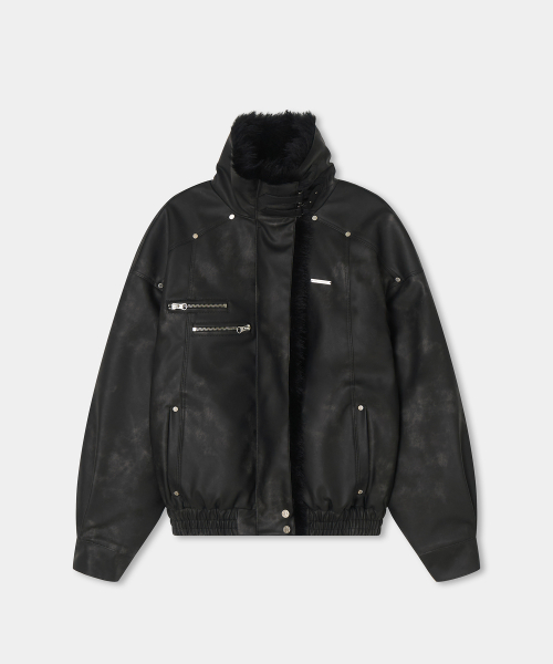 Pigment Mustang Fur Jumper (Black)
