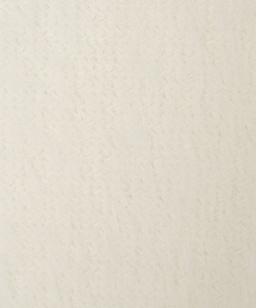 Angora One-Shoulder Suede Belt Dress (ivory)