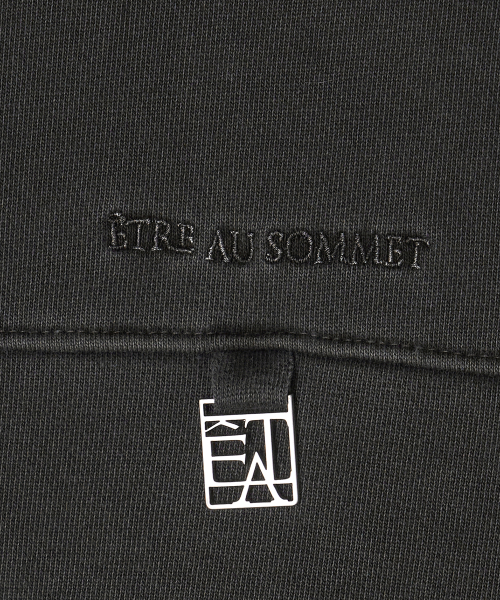 Soft Heavy Washing Over-fit Sweat Shirts (charcoal)
