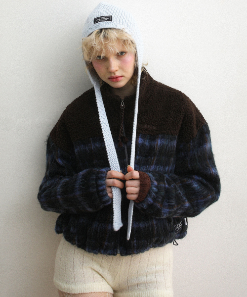 Earflap Beanie Light Blue