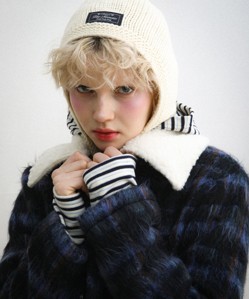 Earflap Beanie Ivory