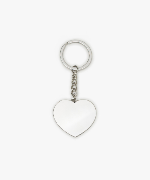 Sunburn Heart Keyring (SILVER)