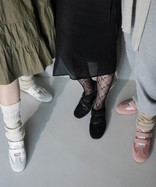TWIN VELCRO MARY JANE SNEAKERS / 3 COLORS