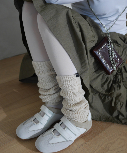 TWIN VELCRO MARY JANE SNEAKERS / 3 COLORS