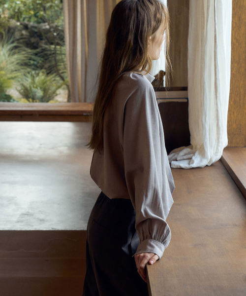 Belted One-tuck Pants[LMBDAUPT501]-Dark Brown