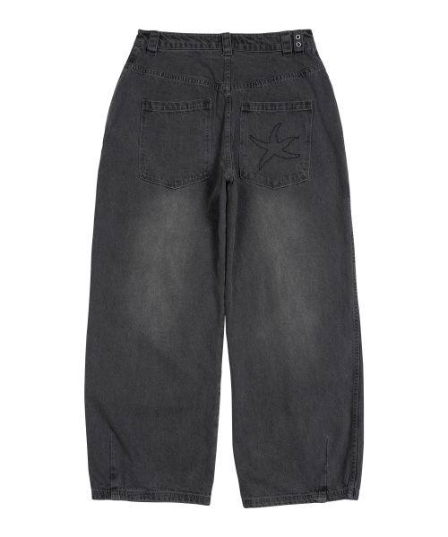 TCM starfish denim pants (grey)