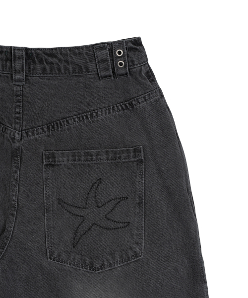 TCM starfish denim pants (grey)