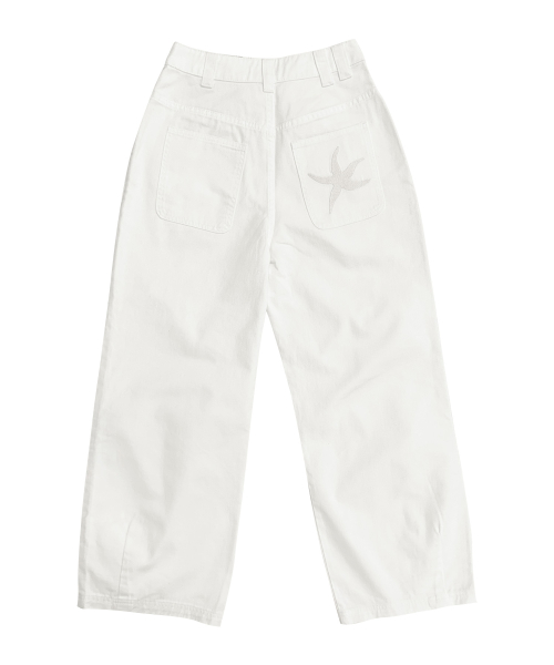 TCM starfish chino pants (white)