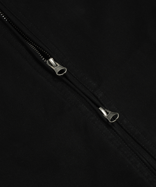 TCM washed mini logo jacket (black)