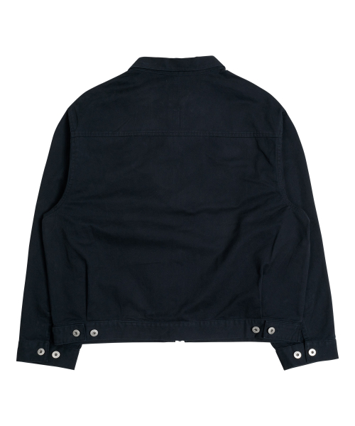TCM washed mini logo jacket (dark navy)