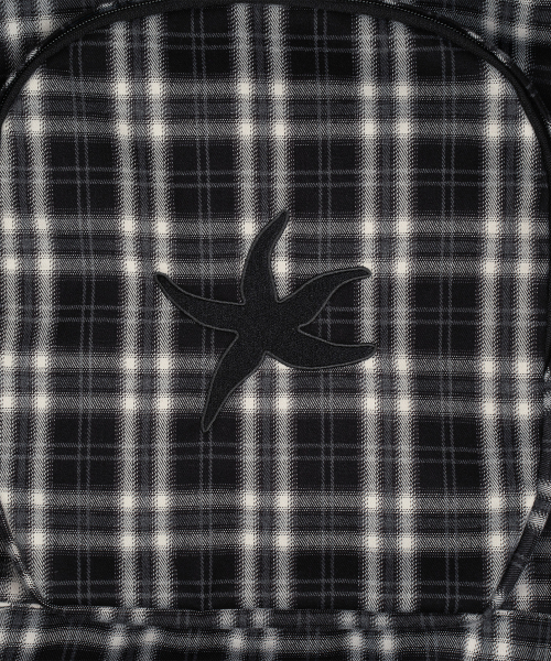 TCM starfish check backpack (black)