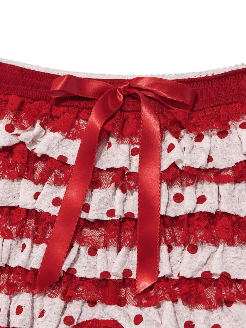 COCO DOT BLOOMER SHORTS(RED)