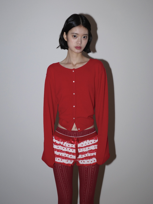 COCO DOT BLOOMER SHORTS(RED)