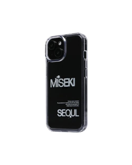 Misekiseoul graphic case 02 CLEAR WHITE