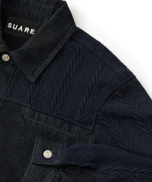KNIT&RIGID TRUCKER JACKET