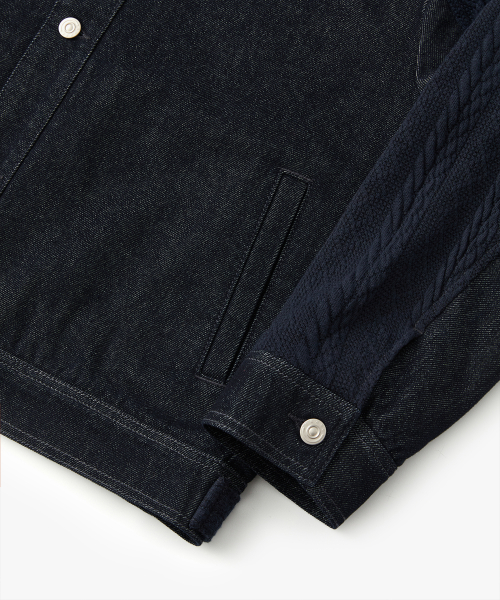 KNIT&RIGID TRUCKER JACKET