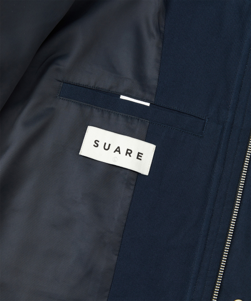 LONDON BRIDGE COTTON HOOD JACKET NAVY