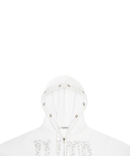 LVTR HOOD ZIPUP(WHITE)
