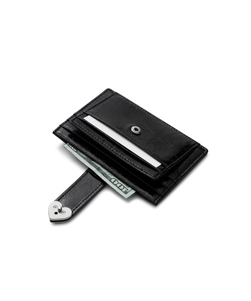 HEARTY BRIDGE POCKET - BLACK