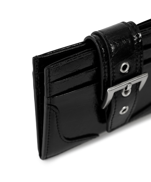 BUCKLE BRIDGE POCKET - BLACK