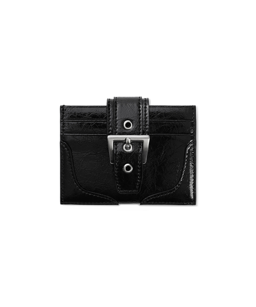 BUCKLE BRIDGE POCKET - BLACK