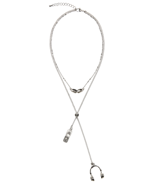 IM HEADSET NECKLACE(SILVER)