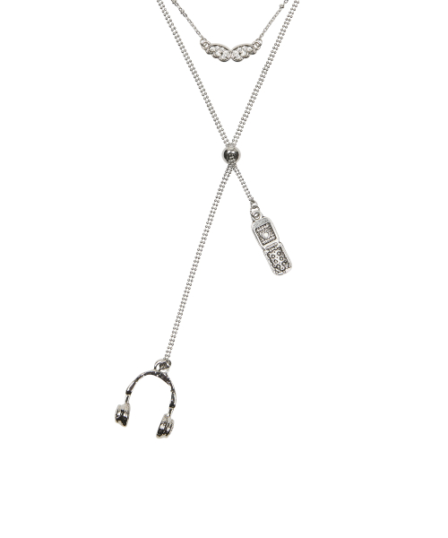 IM HEADSET NECKLACE(SILVER)