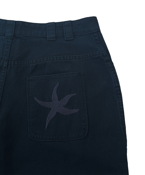 TCM washed starfish chino pants (dark navy)