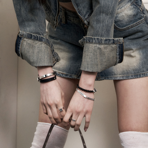 [silver925] Money Keeper Onyx Bracelet