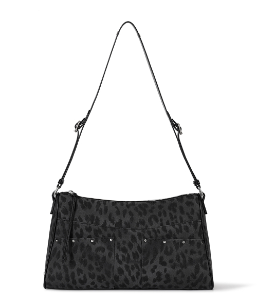 BASH BAG - LEOPARD BLACK