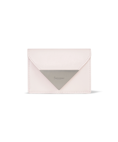 CRINKLE TRIANGLE TRIPLE WALLET - BLOSSOM
