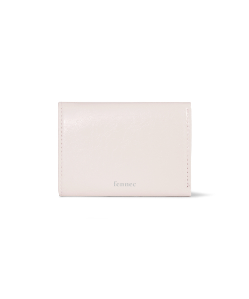 CRINKLE TRIANGLE TRIPLE WALLET - BLOSSOM