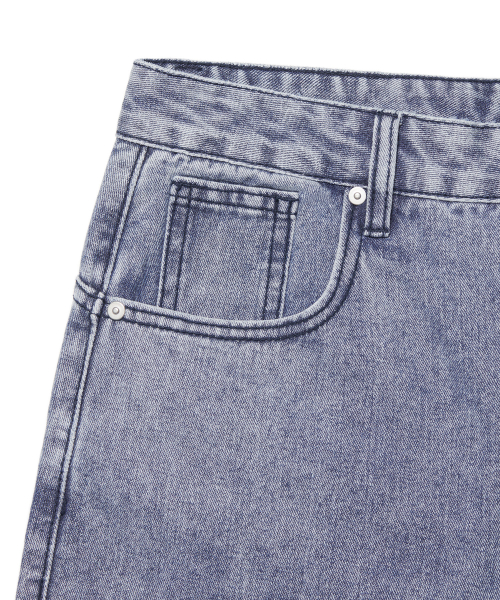 RAW VISION DENIM PANTS - WHITE BLUE