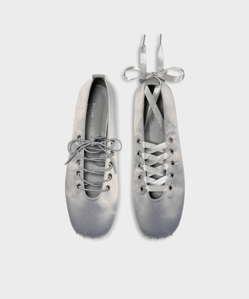 DOLPHIN LACE UP FLATS / 3 COLORS