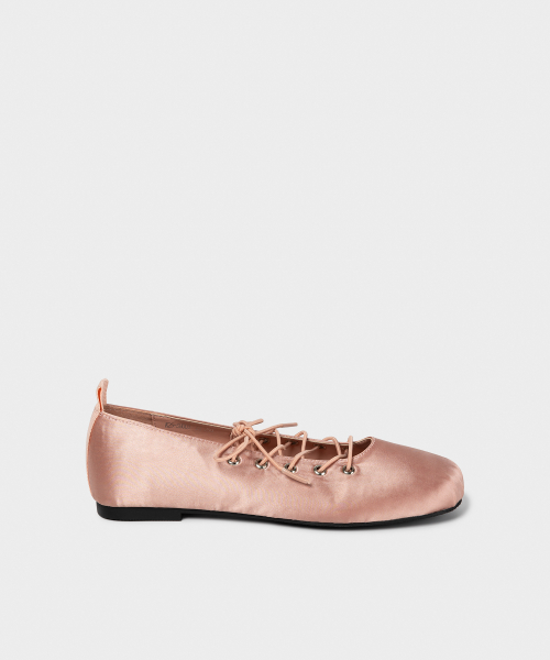 DOLPHIN LACE UP FLATS / 3 COLORS
