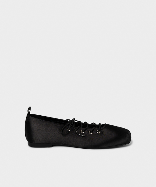 DOLPHIN LACE UP FLATS / 3 COLORS